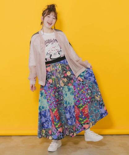 スカラー　152660：スカラー箔プリントシアーブルゾン 152660：スカラー箔プリントシアーブルゾンの通販-ScoLar