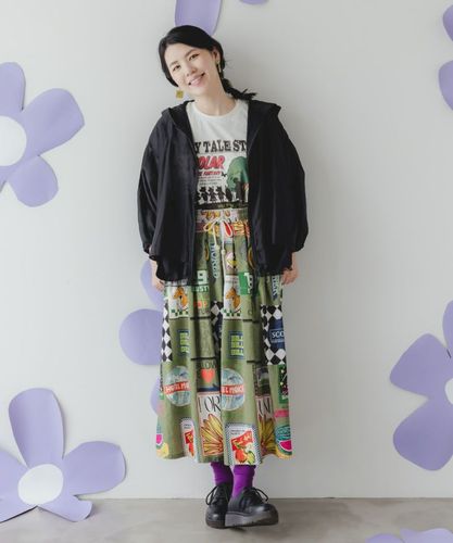 152742：チュール重ねスカ子刺繍シアーブルゾンの通販-ScoLar