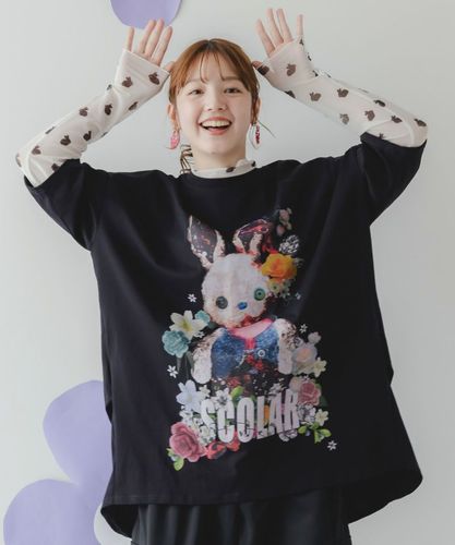 【新品】歩く！ゴスロリうさぎ リュック レディース 小さめ かわいい うさぎ ロリィタ ベロア