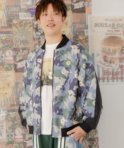 新品 スカラーパリティ クマとウサギのカモフラージュ柄 ジャージ×デニムブルゾン 351103_cd459029f861984bcc88277