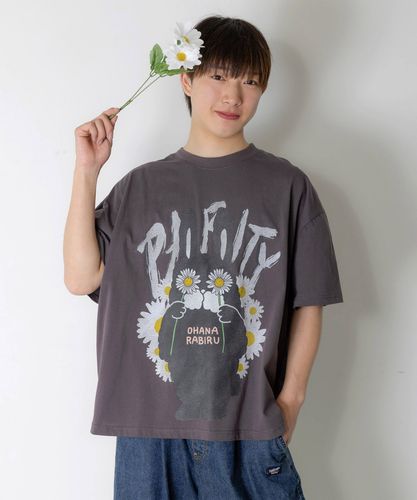 house on the hill フラワーTシャツ 新品タグ付き　90 古着 90s USA製 Plant The Earth 「FLOWERS」 花 フラワー アート 100