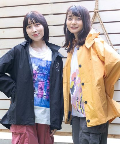 伊太利屋❤︎レオパードフラワー柄フード付ツーウェイアウターブルゾン 伊太利屋❤︎レオパードフラワー柄フード付ツーウェイアウター