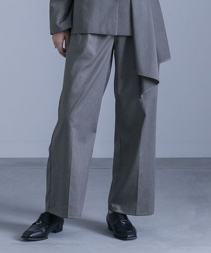 kOhAKU裾アシメデザインサルエルパンツ』