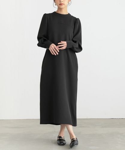 未使用　インゲボルグ　フォーマル　ロングワンピース　ウエストタック　黒　M MaryCoco（メアリーココ） 喪服 レディース 洗える ブラックフォーマル