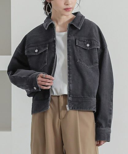 美品OBLIフリルブルゾン Obli レースフリルブルゾン - メルカリ