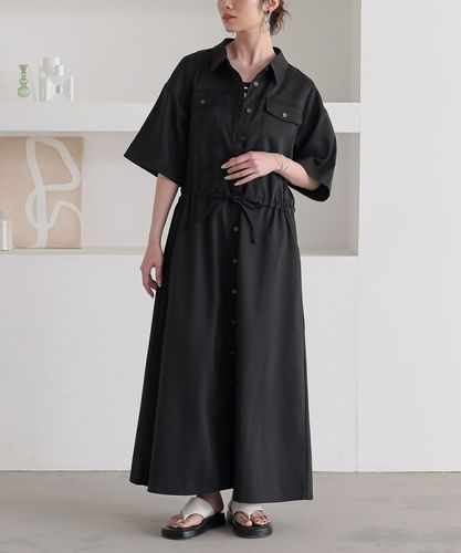 変更済 北欧暮らしの道具展 花柄Aライン ロングワンピースタック