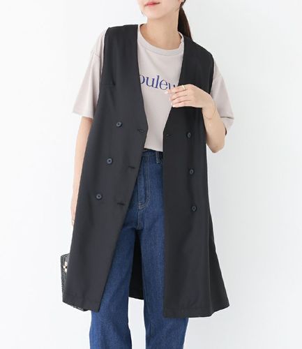 Koyuki  CHANEL フード付きロングジレ 黒 Koyuki 様専用 CHANEL フード付きロングジレ 黒 - メルカリ