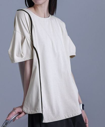 kOhAKUアシンメトリーカラーポロシャツ』