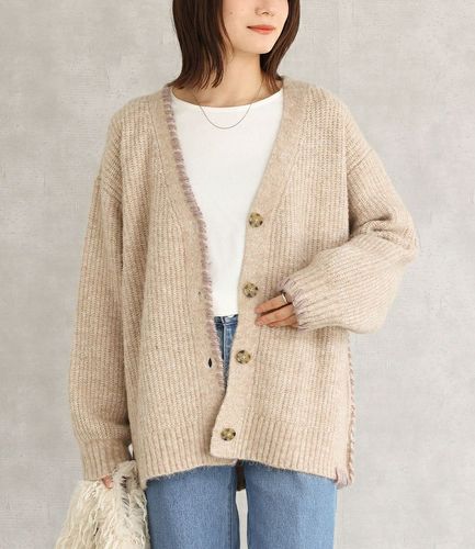 n'OrLABELシャギーニットロングカーディガン』