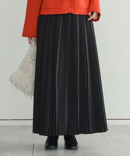 n'OrLABELフェイクレザープリーツスカート』