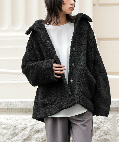 NO ID. BLACK フェイクファー ジャケット モノトーン ONE y2k NO ID. BLACK フェイクファー ジャケット モノトーン ONE y2k