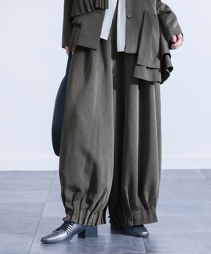 kOhAKU裾アシメデザインサルエルパンツ』