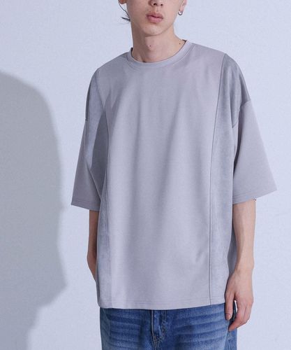 n'OrLABEL異素材デザインTシャツ』