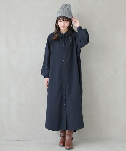 n'OrLABELコクーンスウェットパーカーワンピース』