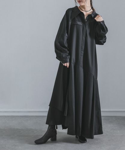 kOhAKUドレープケープデザインアシメワンピース』レディース