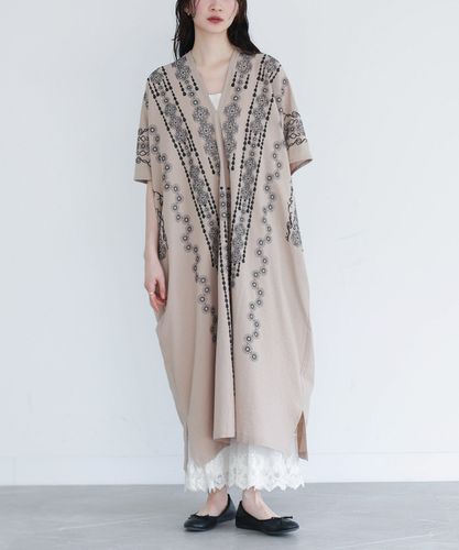 somari imagination花柄刺繍コットンティアードワンピース』