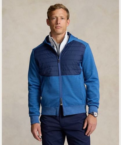 【美品】ラルフローレン　ブルゾン　グレーサックス　L(日本サイズL～XL) 美品】ラルフローレン ブルゾン グレーサックス L(日本サイズL～XL)