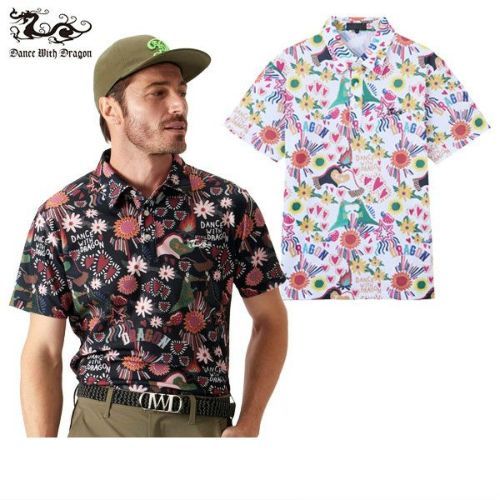 ダンスウィズドラゴン　ゴルフウェア　メンズ　半袖　ポロシャツ　新品同様　2 楽天市場】シャツ・ポロシャツ（ブランドダンスウィズドラゴン