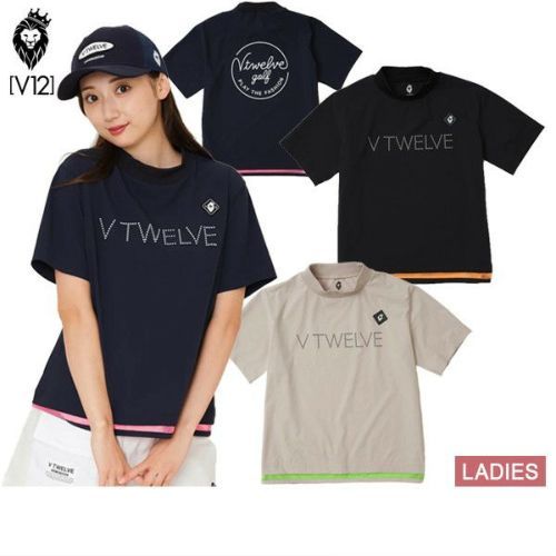 ヴィトエルブ　V12 VTW グラフィックハイネックシャツ XL ハイネックシャツ レディース V12 ゴルフ ヴィ・トゥエルブ 2025