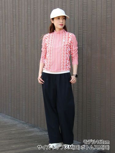 大感謝祭P10倍】ロングパンツ レディース ランバン スポール LANVIN