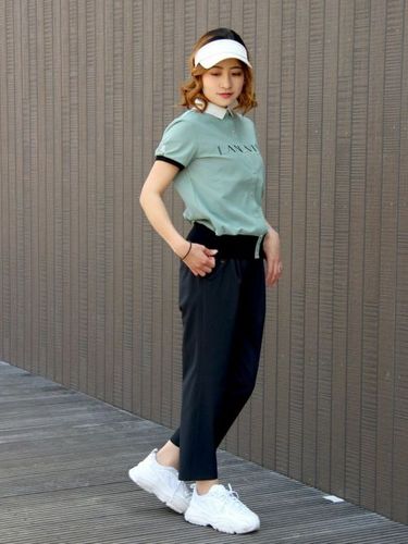 ゴルフ LANVIN ランバン レディース トップス 半袖 シャツ（Mサイズ） ゴルフ LANVIN ランバン レディース トップス 半袖 シャツ（M
