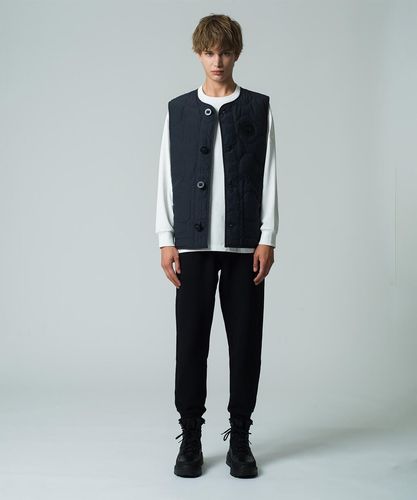 キンロス リバーシブル フリース ベスト ブラックレーベル