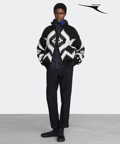 ハイブリッジ ニット ジャケット ブラックレーベル(6830MB)｜カナダ