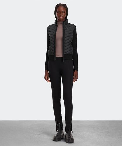 ハイブリッジ キルテッド ニット フーディー ブラックレーベル(6800LB