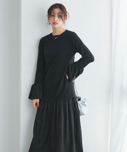 バンドカラーフレアシャツワンピース【スピード配送】 | 【公式
