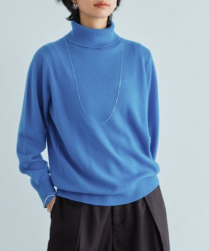 9270　レディース　カシミヤ100％　ハイネックニット　黒　サイズM～L 9270レディースカシミヤ100％ハイネックニット黒サイズM～L