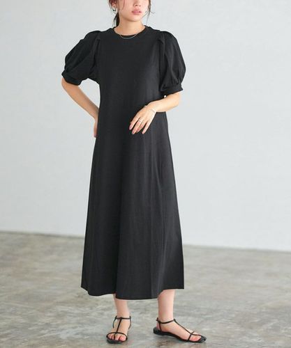 タックスリーブロングワンピース 【Pierrot】【スピード配送