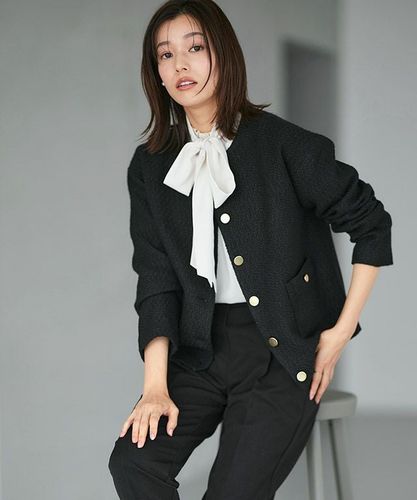 ノーカラージャケット | 【公式】Pierrot（ピエロ）レディース