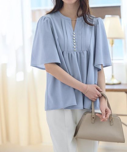 ◼ROPE◼パフスリーブ シャーリングブラウス 楽天市場】【SALE／70%OFF】【50TH SPECIAL COLLECTION 辻直子監修