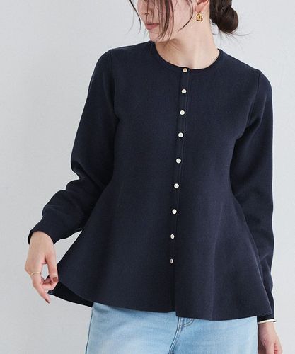 ゴールドボタンパフスリーブニット | 【公式】Pierrot（ピエロ