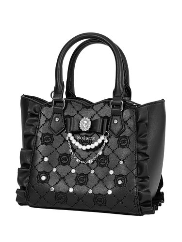 モノグラムエンボス2WAYハンドバッグ（ショルダーバッグ｜オフ