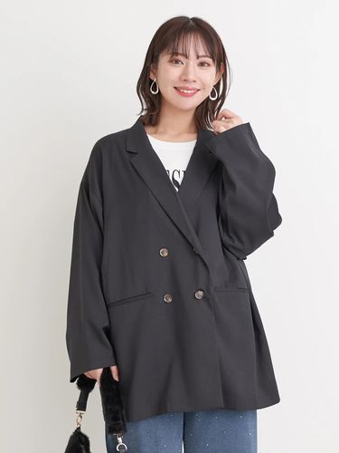 洗える/UV]Wクロスノーカラージャケット（セットアップ可