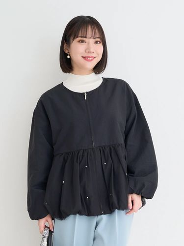 洗える/UV]Wクロスノーカラージャケット（セットアップ可