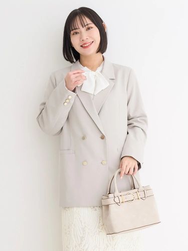 WブレストPコート（大きいサイズ・ぽっちゃり女子向け｜コート