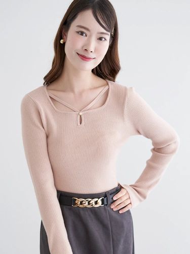 スクエアネックラメニットプルオーバー / LUDIC PARK（ルディック