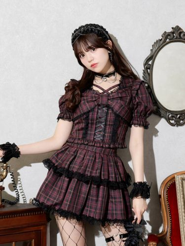 キラキラハートレイヤード風ティアードセットアップ（セットアップ