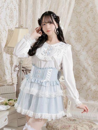 キラキラビジューセーラーセットアップ（セットアップ｜ピンク