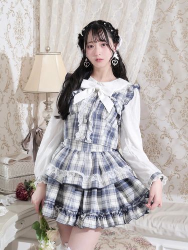 キラキラビジューセーラーセットアップ（セットアップ｜ピンク