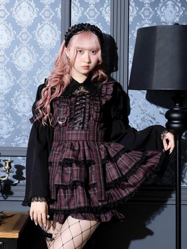 ラッフルフリルドレッシーフレアセットアップ（セットアップ｜ピンク