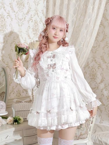 キラキラビジューセーラーセットアップ（セットアップ｜ピンク