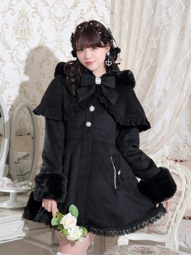 さきまるちゃんコラボ♡ヨークフレアコート（コート｜オフホワイト