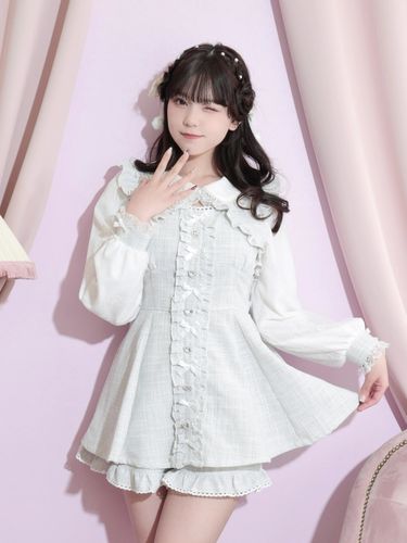 キラキラビジューセーラーセットアップ（セットアップ｜ピンク