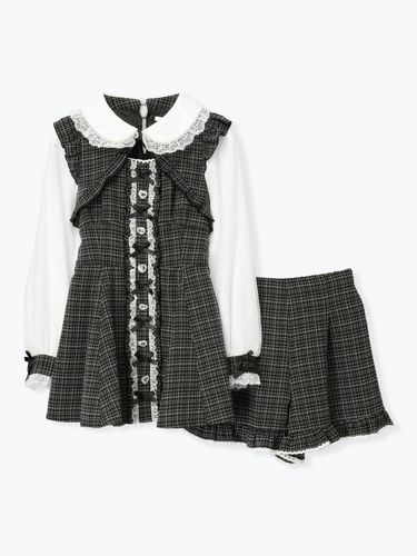 ラッフルフリルドレッシーフレアセットアップ（セットアップ｜ピンク