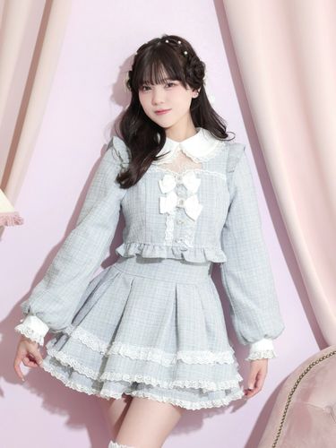 キラキラビジューセーラーセットアップ（セットアップ｜ピンク