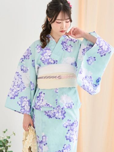 お嬢さん総レースフリルセパレート浴衣（その他ワンピース｜ピンク