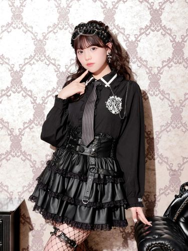 ラッフルフリルフレアスリーブブラウス（シャツ・ブラウス｜オフ